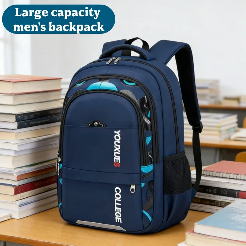 Children's waterproof schoolbag. Large capacity, good feel, and waterproof function. Suitable for teenage boys/girls. Breathable